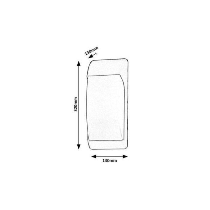 Aplique Exterior RABALUX "Opole" 1xE27 IP65 [RAB-7796] 1