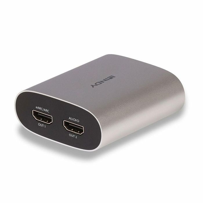 Adaptador HDMI LINDY 38368 Plateado 1 Adaptador HDMI LINDY 38368 Plateado 1