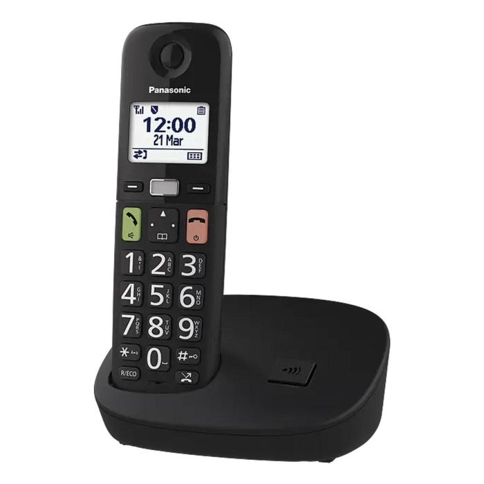 Teléfono Inalámbrico Panasonic KX-TGU112EXB Negro 5 Teléfono Inalámbrico Panasonic KX-TGU112EXB Negro 5