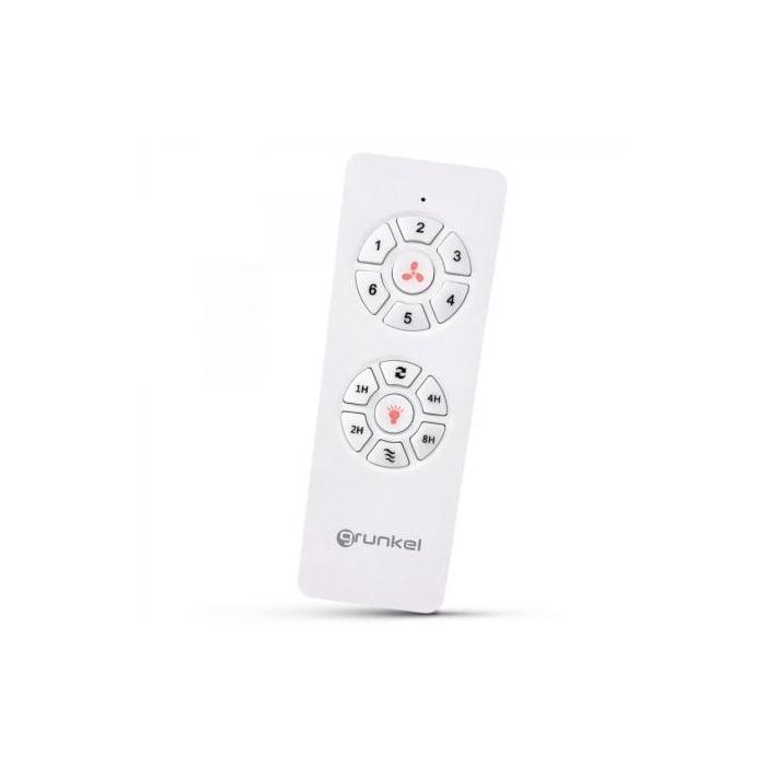 Grunkel Ventilador de techo con luz 24W 6 velocidades C-Temporizador Blanco 3 Grunkel Ventilador de techo con luz 24W 6 velocidades C-Temporizador Blanco 3