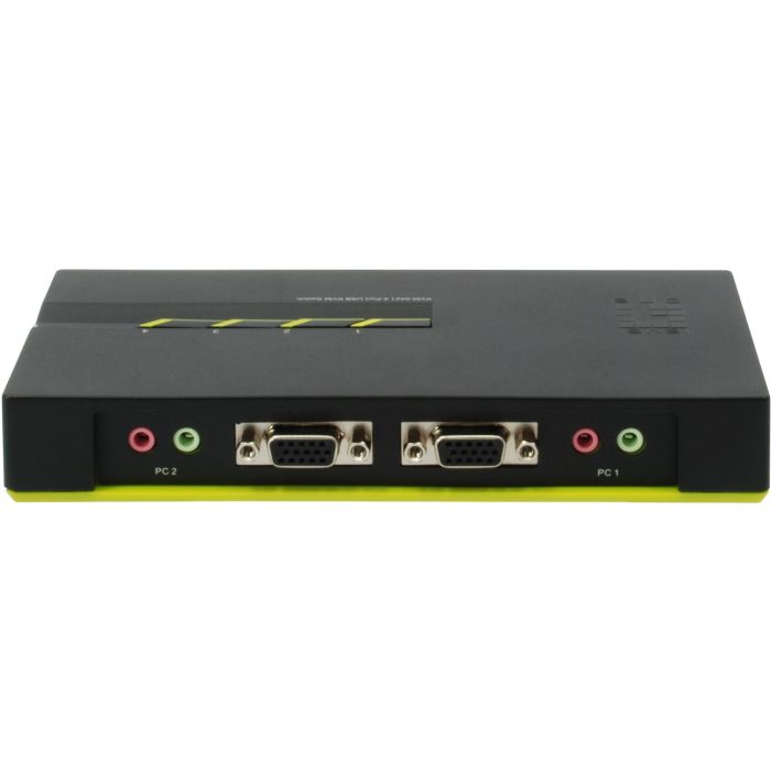 KVM Switch 4-Fach | VGA + 2xUSB + Audio LevelOne 1 KVM Switch 4-Fach | VGA + 2xUSB + Audio LevelOne 1