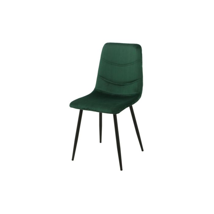 Silla Romimex Verde Terciopelo Metal 45 x 89 x 55 cm