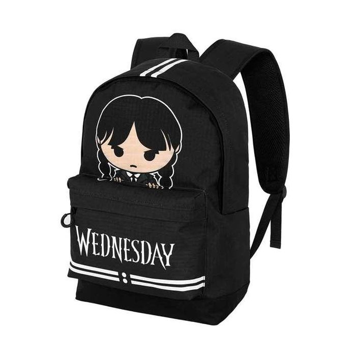 Karactermania Mochila Miércoles HS FAN 2.2 Cute Urbana Compartimento Principal Resistente Repelente Líquidos Forro Interior Poliéster Dimensiones 18x31x44 cm 1