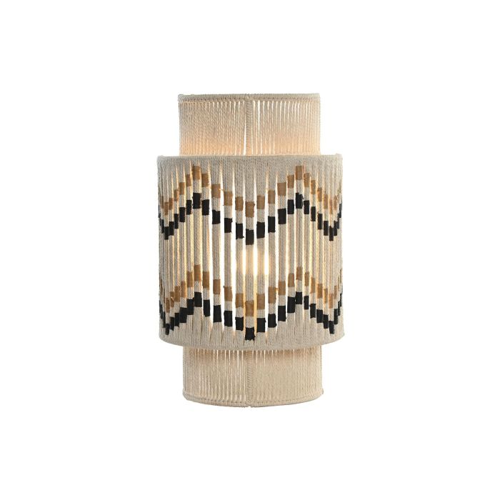 Lampara Aplique Urban DKD Home Decor Crudo Bicolor 12 x 38 x 23 cm (2 Unidades) 1 Lampara Aplique Urban DKD Home Decor Crudo Bicolor 12 x 38 x 23 cm (2 Unidades) 1