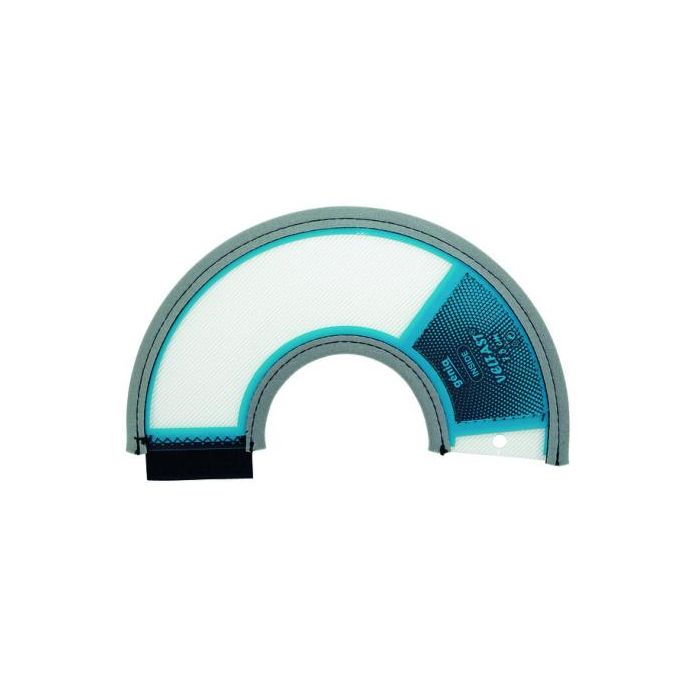 Velfast Collar Isabelino Transparente 7,5 cm – Collar Protector para Perros y Gatos, Borde Neopreno, 1 Unidad