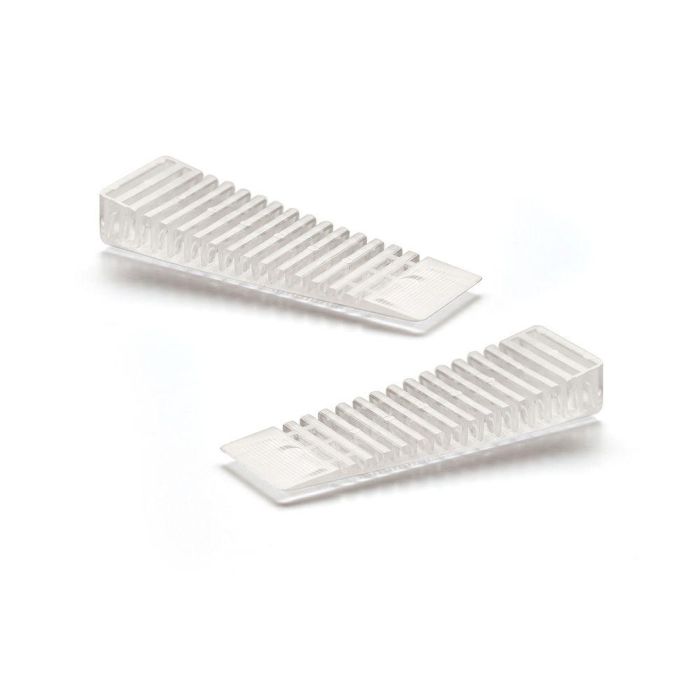 Rei 7-670.80 Pack 2 Cuñas Niveladoras Multiuso Plástico Transparente
