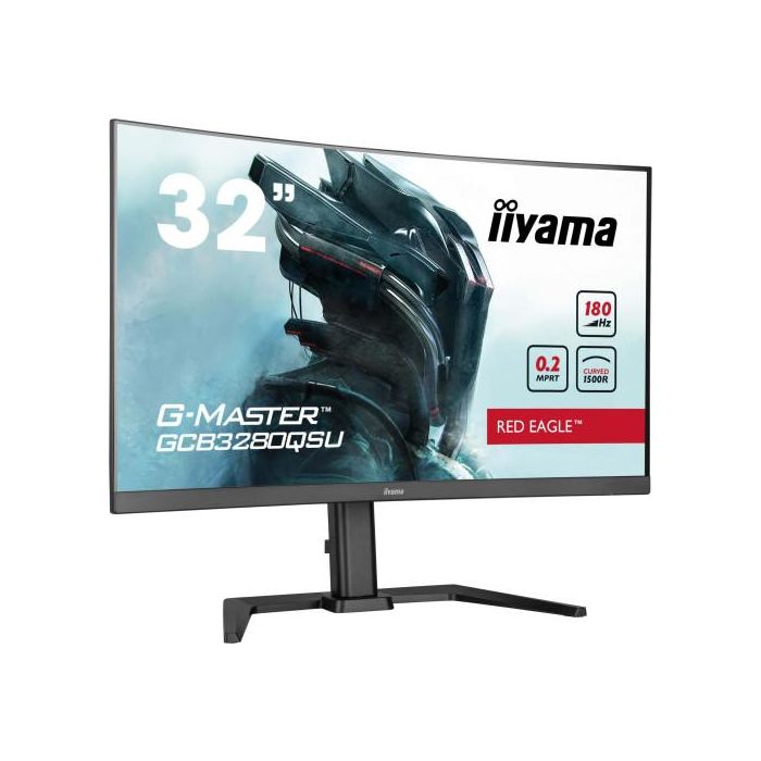 Iiyama GCB3280QSU-B2 Monitor Gaming 32" Curvo VA 2560x1440 180Hz 0.2ms HDR Altavoces USB 3.2 Gen 1 1 Iiyama GCB3280QSU-B2 Monitor Gaming 32" Curvo VA 2560x1440 180Hz 0.2ms HDR Altavoces USB 3.2 Gen 1 1