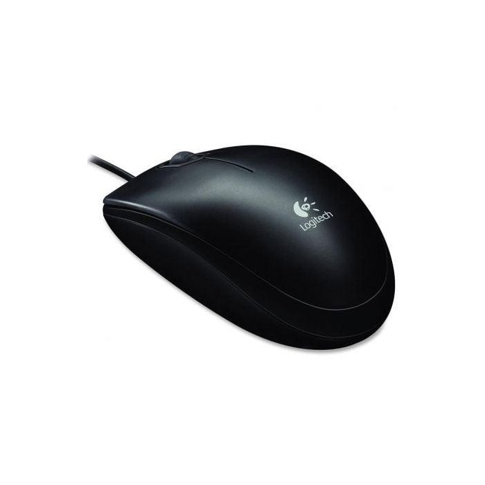 Logitech B100 Ratón Óptico USB Negro para Negocios, 800 DPI, Ergonómico Ambidextro, Conexión USB-A Plug & Play 0 Logitech B100 Ratón Óptico USB Negro para Negocios, 800 DPI, Ergonómico Ambidextro, Conexión USB-A Plug & Play 0
