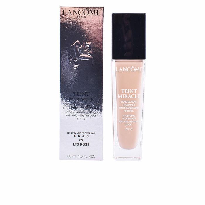 Base de Maquillaje Fluida Teint Miracle Lancôme Rosa 1 Base de Maquillaje Fluida Teint Miracle Lancôme Rosa 1