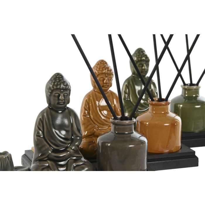 Ambientador Mikado Oriental DKD Home Decor Mostaza Verde 8 x 14.5 x 22 cm (3 Unidades) 1 Ambientador Mikado Oriental DKD Home Decor Mostaza Verde 8 x 14.5 x 22 cm (3 Unidades) 1