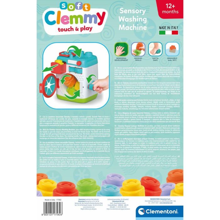 Clementoni Lavadora Clemmy Juguete Infantil CLE8005125175826 5