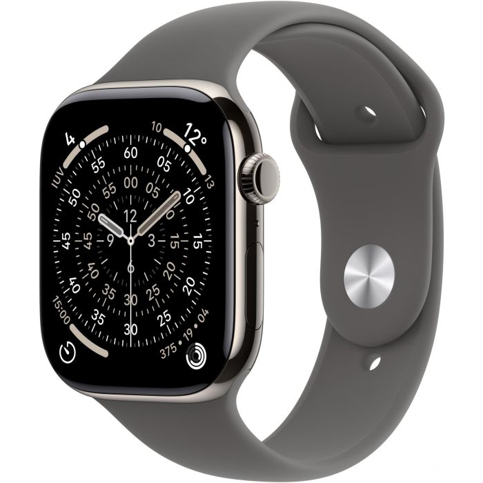 Apple Watch S11 Titan Natur Cellular 46mm (Sportarmband steingrau) S/M 0 Apple Watch S11 Titan Natur Cellular 46mm (Sportarmband steingrau) S/M 0