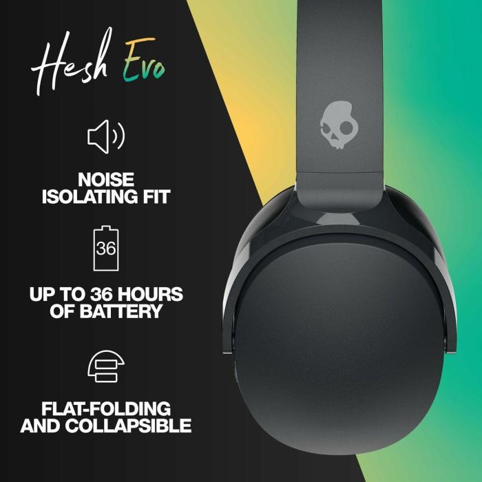 Auriculares de Diadema Skullcandy S6HVW-N740 Negro True black 10