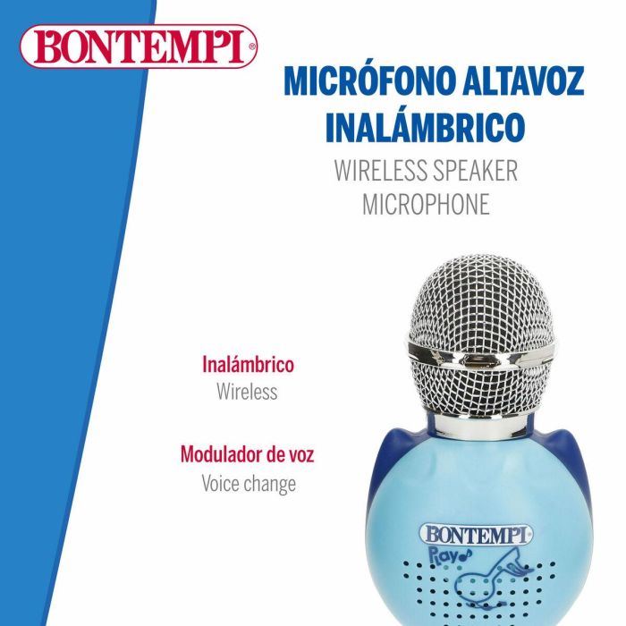 Micrófono Karaoke Bontempi 6 Unidades 5 Micrófono Karaoke Bontempi 6 Unidades 5