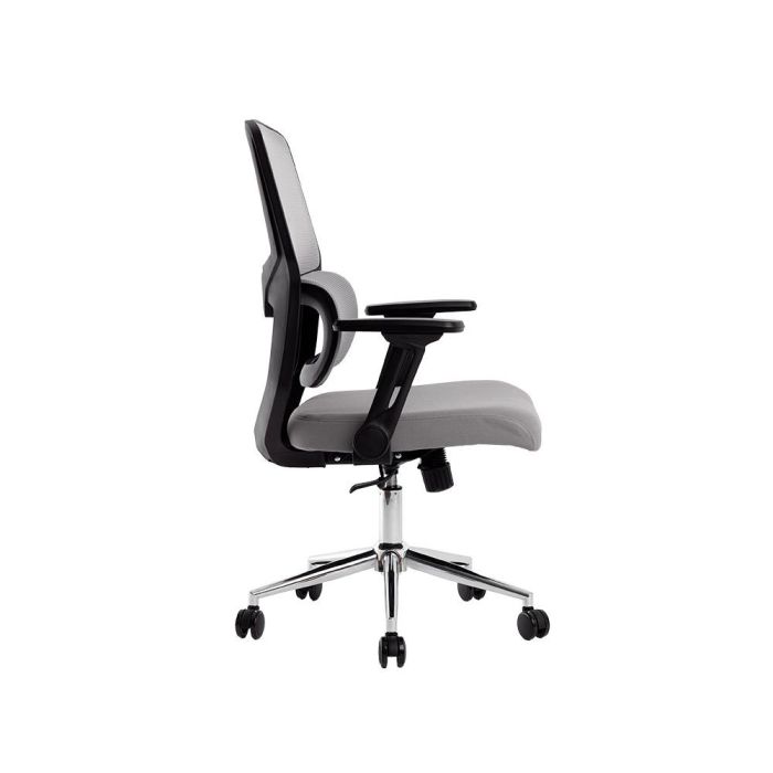 Silla Q-Connect Oficina Lucca Malla Base Metalica Alt Max 1090 Anc 700 Prof 650 Ruedas Premium Color Negro Gris 2