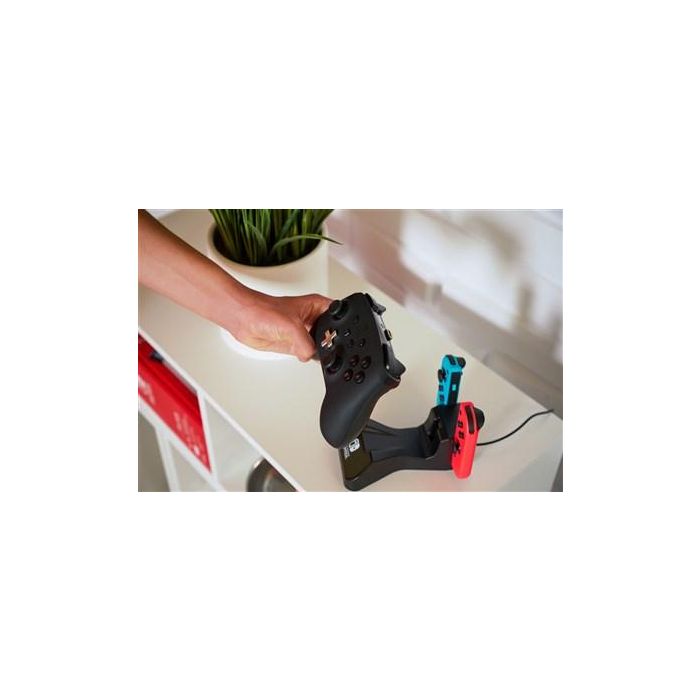 Power A 1525991-01 HUB de Carga para Nintendo Switch y Mandos Pro, Compatible con Joy-Cons y Mandos Inalámbricos PowerA 12 Power A 1525991-01 HUB de Carga para Nintendo Switch y Mandos Pro, Compatible con Joy-Cons y Mandos Inalámbricos PowerA 12
