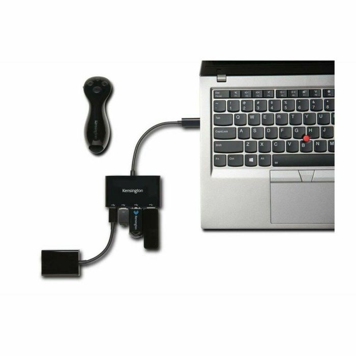 Hub USB Kensington Negro 1