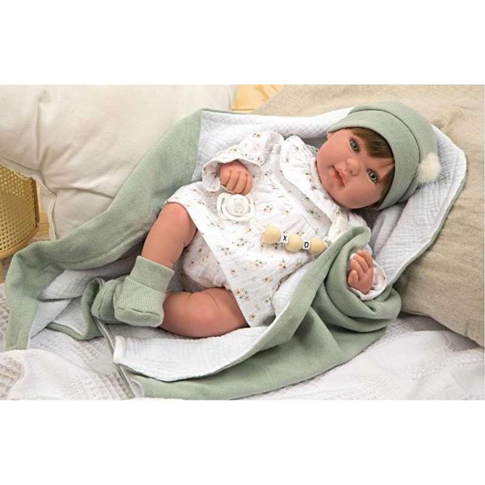 Muñeca reborn arias 45 cm paulina c/manta 1 Muñeca reborn arias 45 cm paulina c/manta 1