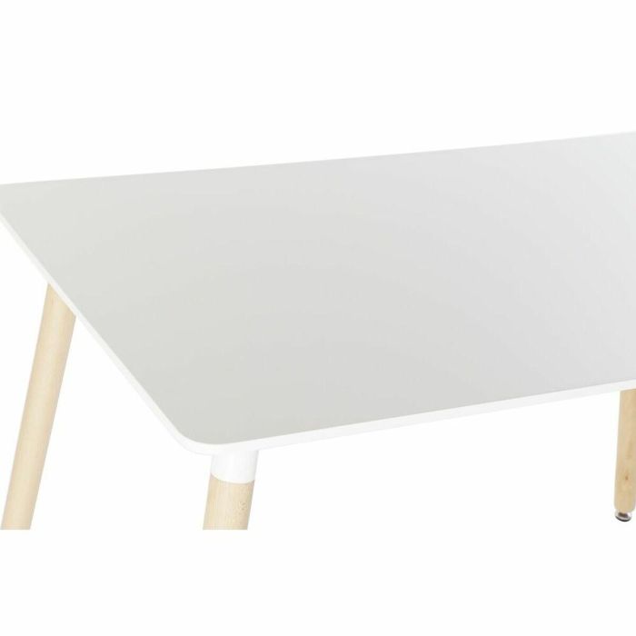 Mesa de Comedor DKD Home Decor Blanco Abedul Madera MDF 120 x 80 x 74 cm 1