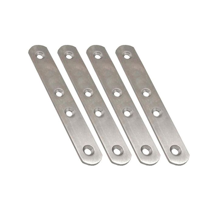 Edm Placa unión recta plc14 Acero Inoxidable 120 x 19 x 2 mm Pack 4 Unidades 0 Edm Placa unión recta plc14 Acero Inoxidable 120 x 19 x 2 mm Pack 4 Unidades 0