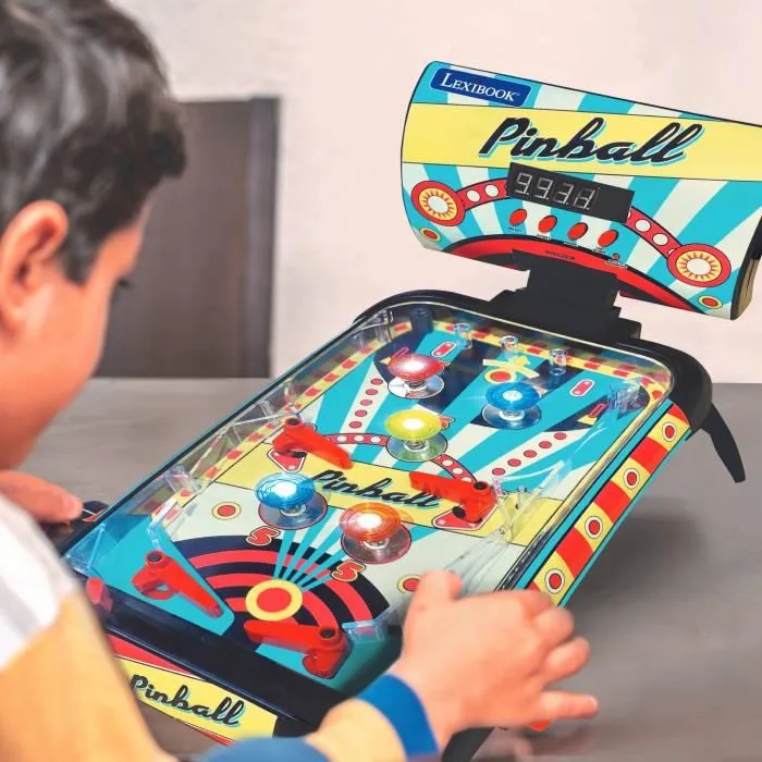 Lexibook Máquina de Pinball Electrónica LEXJG610 con Efectos de Luz y Sonido 3
