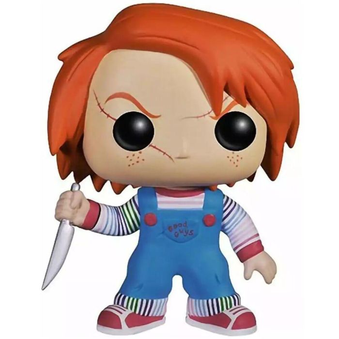 Funko Pop! 3362 Figura Chucky Coleccionable de Vinilo, Muñeco Asesino del Universo del Horror Estilizado de 9 cm 1