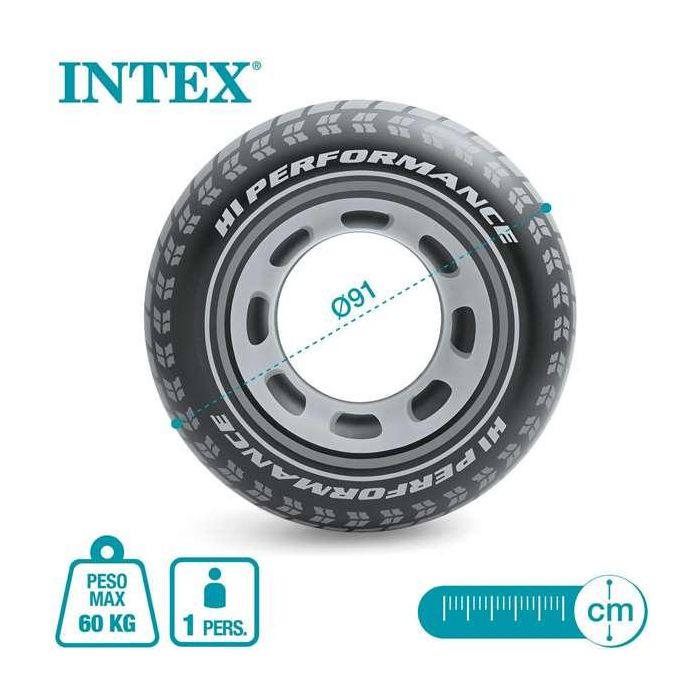 Intex Flotador Rueda Neumático 91 cm (+ 9 años) 5