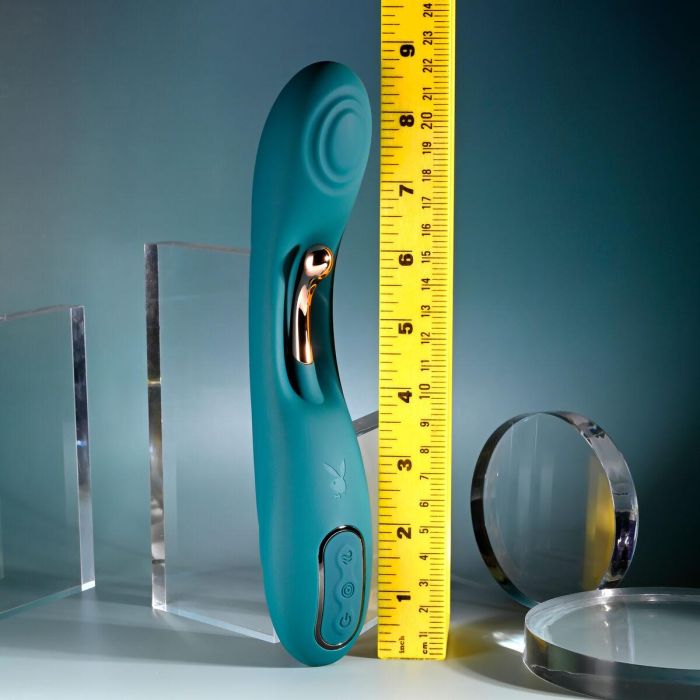 Vibrador Doble Estimulación Evolved Playboy Verde 11