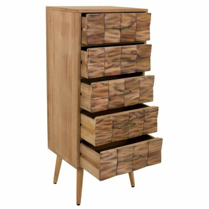 Cajonera Alexandra House Living Natural Madera de Paulonia 108 x 38 x 44 cm 5