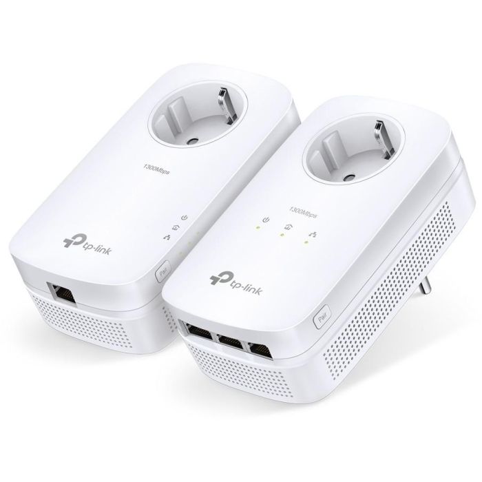 TP-Link TL-PA8033P Kit Powerline AV1300 con 3 Puertos Gigabit Ethernet y Enchufe Integrado 0 TP-Link TL-PA8033P Kit Powerline AV1300 con 3 Puertos Gigabit Ethernet y Enchufe Integrado 0