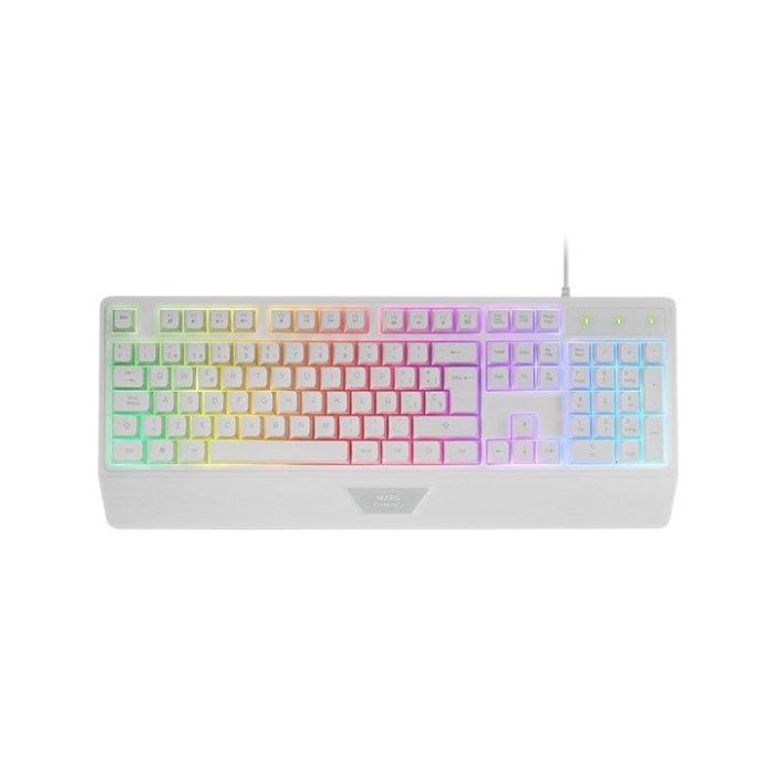 Mars gaming Kit MCP124PROWES Blanco - Pack Gaming 4 en 1 Teclado Ratón Auriculares Alfombrilla RGB 2