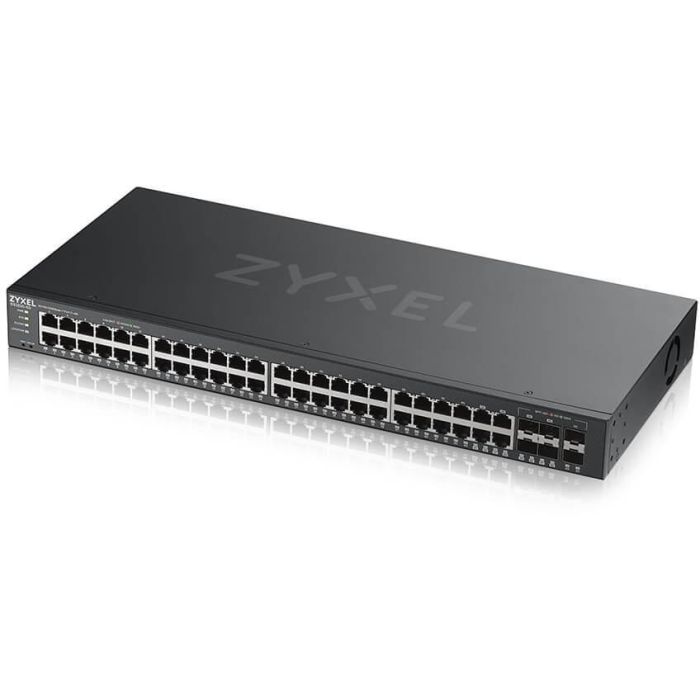 Zyxel GS2220-50-EU0101F Switch Gestionado L2 Gigabit Ethernet 44 Puertos RJ45 4 SFP Montaje Rack 100 Gbit/s Negro 3 Zyxel GS2220-50-EU0101F Switch Gestionado L2 Gigabit Ethernet 44 Puertos RJ45 4 SFP Montaje Rack 100 Gbit/s Negro 3