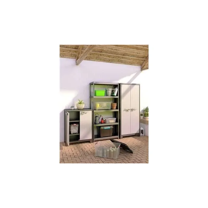 Keter Armario de Servicio Titan 44 x 80 x 182 cm Gris
