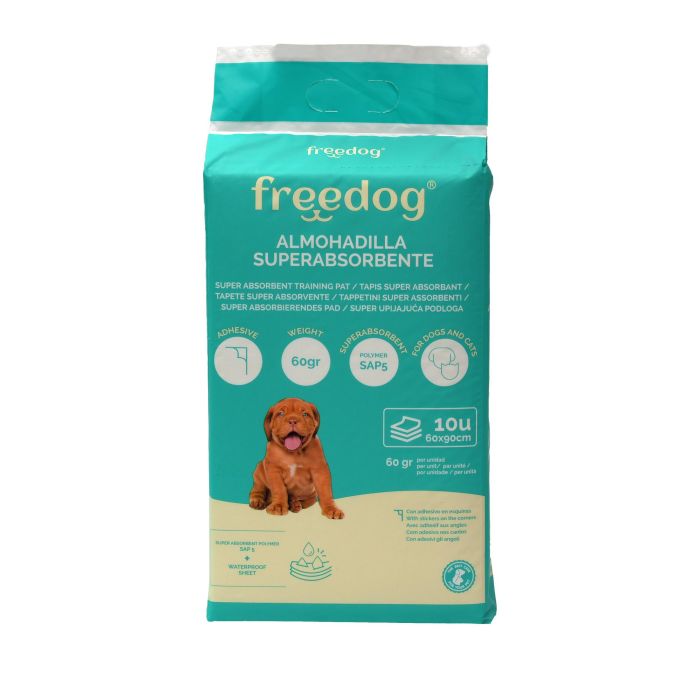 Freedog Empapador Super Absorbente 60x90 cm, 10 Unidades