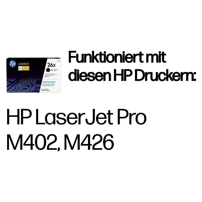 Hp Toner Negro Laserjet Pro M402Dn - M402N- M402D - M426Dw - M426Fdn - M426Fdw - 26X 1 Hp Toner Negro Laserjet Pro M402Dn - M402N- M402D - M426Dw - M426Fdn - M426Fdw - 26X 1