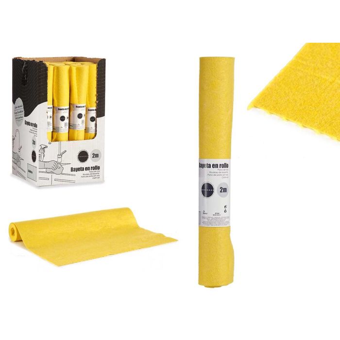 Arte Regal Rollo Bayeta Suave 2M con Precorte Amarillo, 5.5x5.5x37 cm, 60% Viscosa, 20% Poliéster, 20% Polipropileno, 110 g/m2 (16 Unidades) Arte Regal Rollo Bayeta Suave 2M con Precorte Amarillo, 5.5x5.5x37 cm, 60% Viscosa, 20% Poliéster, 20% Polipropileno, 110 g/m2 (16 Unidades)