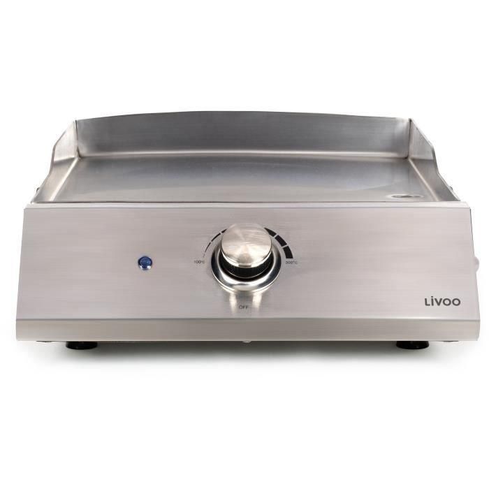 Livoo DOC292 Plancha de Gas 1 Quemador Acero Inoxidable Livoo DOC292 Plancha de Gas 1 Quemador Acero Inoxidable