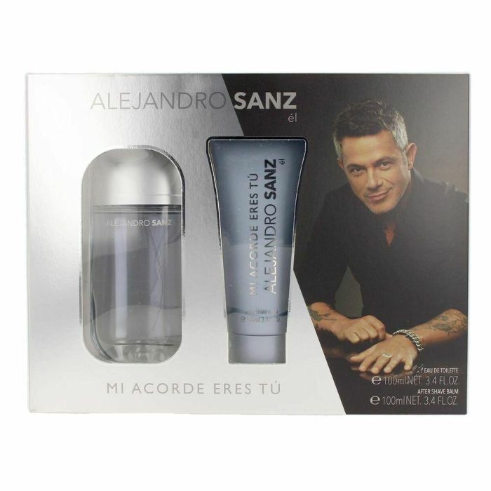 Alejandro Sanz Mi Acorde Eres Tú Lote Cofre Regalo para Hombre Eau de Toilette 100ml y After Shave 100ml