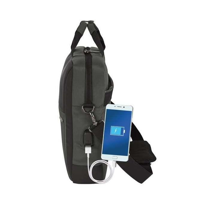 Cartera Escolar Safta Business Black-Blue-Grey Maletin Ordenador 15,6-' 410x90x330 mm 2 Cartera Escolar Safta Business Black-Blue-Grey Maletin Ordenador 15,6-' 410x90x330 mm 2