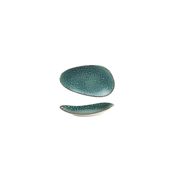 Moon Turquoise Plato Oval 21X12X3 Cm (6 Unidades) Moon Turquoise Plato Oval 21X12X3 Cm (6 Unidades)