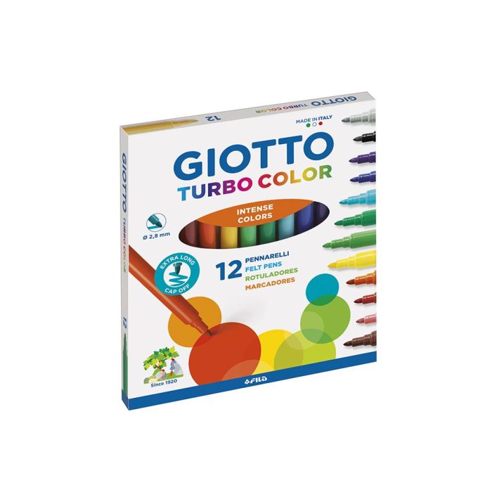 Giotto Rotuladores Turbo Color Surtidos Estuche 12 Ud 1