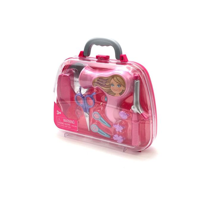 Tachan Set Salón de Peluquería en Maletín Transportable con Accesorios para Niños a Partir de 3 Años 1