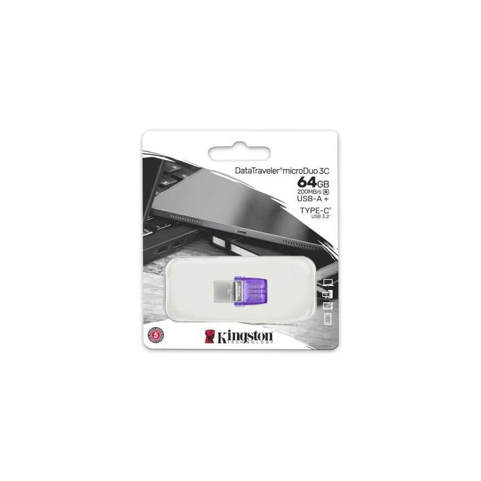 Pendrive 64GB Kingston DataTraveler microDuo 3C USB 3.2 2