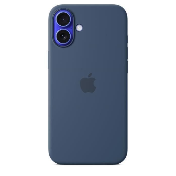 APPLE iPhone 16 Plus - Funda de silicona con MagSafe - Mezclilla APPLE iPhone 16 Plus - Funda de silicona con MagSafe - Mezclilla