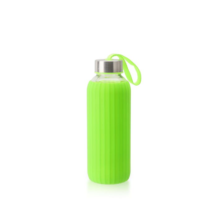 Botella de Agua Vidrio/Silicona 400 ml Bewinner - Inde (24 Unidades) 3 Botella de Agua Vidrio/Silicona 400 ml Bewinner - Inde (24 Unidades) 3