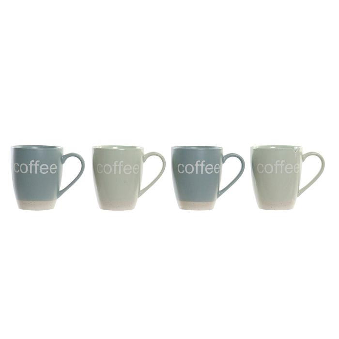 DKD Home Decor Mug Scandi Verde Menta Azul 9 x 10.5 x 11.5 cm Set de 4 1 DKD Home Decor Mug Scandi Verde Menta Azul 9 x 10.5 x 11.5 cm Set de 4 1