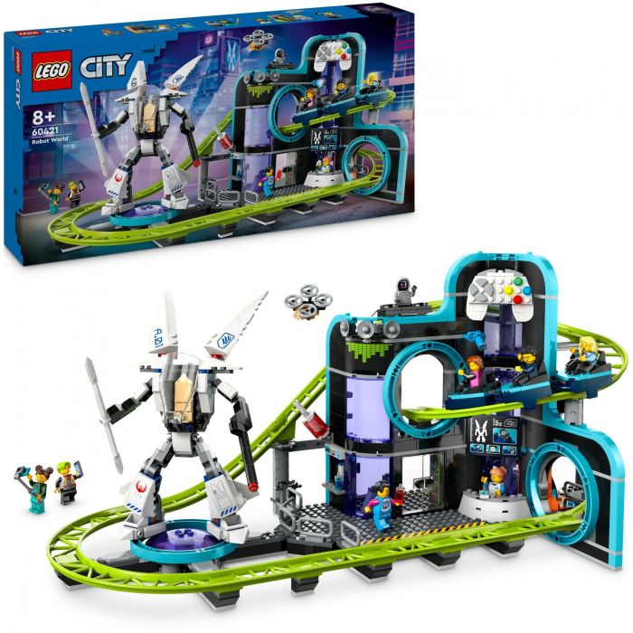 LEGO 60421 City Achterbahn con Roboter-Mech 12 LEGO 60421 City Achterbahn con Roboter-Mech 12