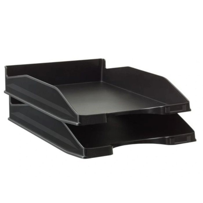 Archivo 2000 Bandeja Antimicrobiana Apilable Formato Din A4 y Folio 345x255x60 mm Negro 2