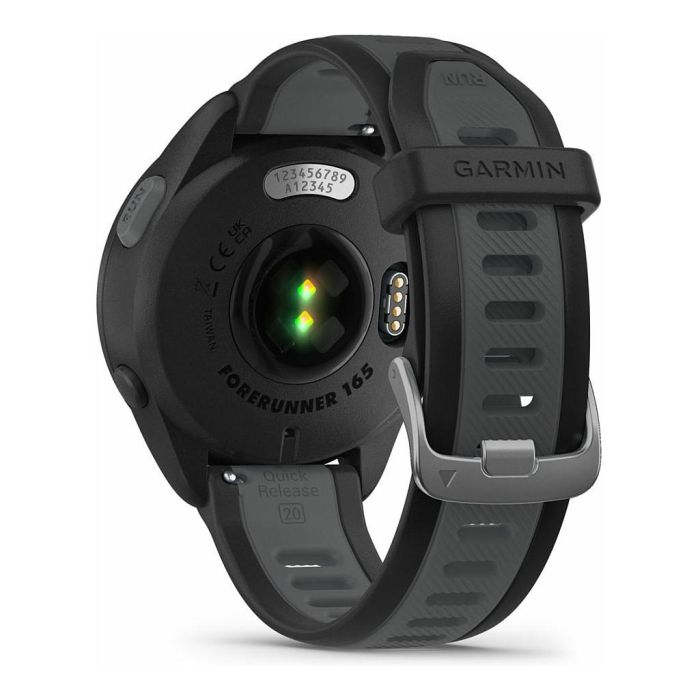 Garmin Forerunner 165 Music Reloj GPS con Pantalla AMOLED Táctil de 3.05 cm (1.2") y 43 mm - Negro/Gris