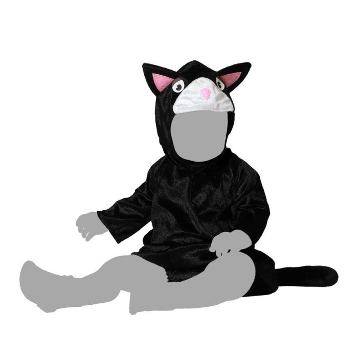 Disfraz Gato Negro Unisex Bebé 24 Meses 2 Disfraz Gato Negro Unisex Bebé 24 Meses 2